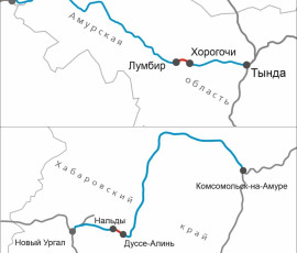 Открыто движение по вторым путям на двух перегонах БАМа в Хабаровском крае и Амурской области