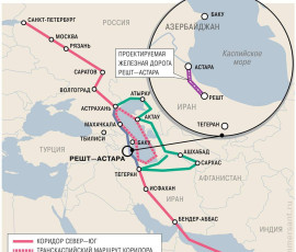 Иран и Россия завершают работу над соглашением о строительстве железной дороги Решт-Астара